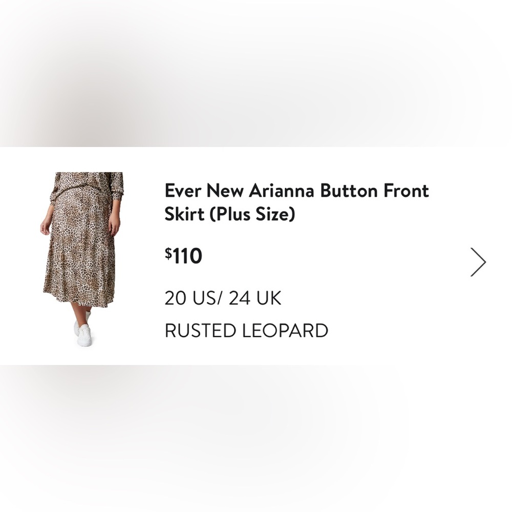 Ever New Arianna Button Front Skirt